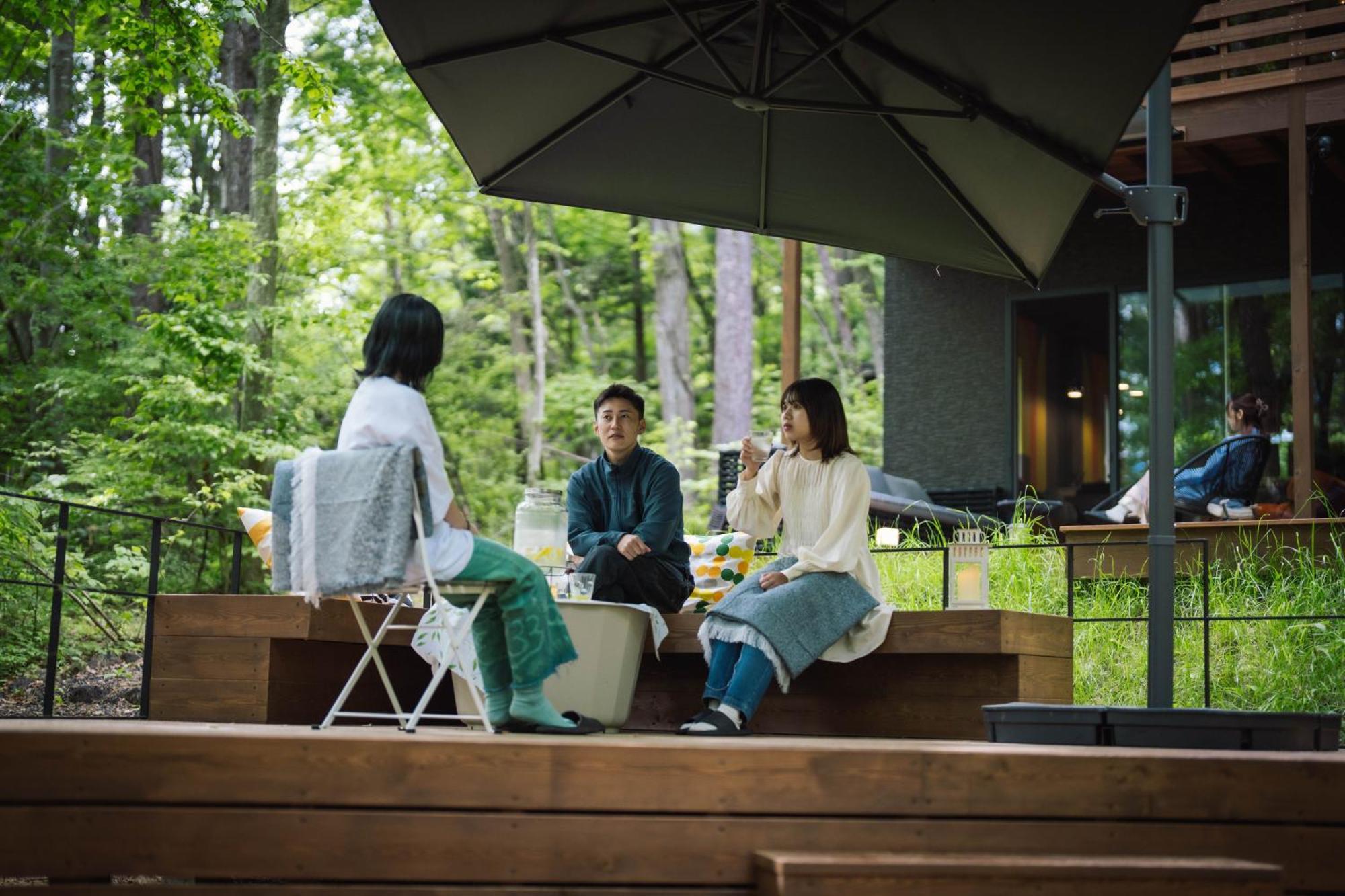 ツキミチル　〜軽井沢のサウナ・Bbqつき一棟貸しホテル〜 Miyota Exteriör bild